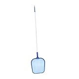 Kisangel 1 Satz Stangennetz für Schwimmbecken Automatischer Seifenspender Schlauch Reiniger Trockner-Entlüftungs-Reinigungsset Fisch über poolnetz Pool net Pool-Netz Schwimmbadnetz PVC Blue