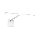 Paulmann 95575 LED Bilderleuchte Xana 420lm incl. 1x5,5 Watt dimmbar Bildbeleuchtung 2700 K, Alu Gebürstet