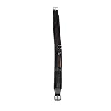 Hulara Comfytack Western-Sattelgurt aus geschnitztem Leder, mit Bucking-Riemen, hochwertiger Ledergürtel, Pferdegurt, 137,2 cm, Schwarz