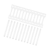 Ipetboom 150 Stück Transparente Plastikgriffe für Kartons Stabile Milchtüten tragegriffe aus Robustem Kunststoff Praktische Handgriffe für Pappboxen Einfache Handhabung und Zuverlässiger