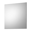 Inn.Furn Garderobenspiegel in grau Rauchsilber Wandspiegel Spiegel Diele Flur 90 x 87 cm Shawn
