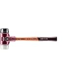 SIMPLEX-Schonhammer, Gummikomposition/Superplastik; mit Tempergussgehäuse und hochwertigem Holzstiel | D=50 mm | 3027.050