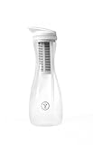 Tappwater PitcherPro - Glaskaraffe mit Deckel 1,45L - Filterkanne für Trinkwasser, filter Kalk und über 80 Verunreinigungen. Wasserfilterkanne, Glas mit Sofortfiltration.