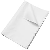 msymsyu 2㎡ Bügelvlies 26g/㎡ Bügeleinlage 1 Bögen Weiß(100x200cm) Volumenvlies Vliesstoff zum Bügeln von Falten Nähen und Verstärken von Kleidungsstücken