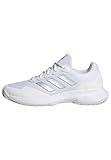 adidas Damen Gamecourt 2.0 Tennis Shoes Tennisschuhe, Silver Metallic/Cloud White, 37 1/3 EU