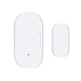 Haozee Tür- und Fenstersensor, Erfordert Zigbee Hub, Zigbee-Verbindung, Drahtloser Detektor für Alarmsystem und Smart Home, Kompatibel mit Home Assistant Zigbee2mqtt