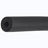 Wasserdicht Rohrisolierungen, Schwarz Klimaanlage Rohrdämmung Isolierschlauch, Schaumstoff Rohr Länge 1.9m, ID 22 43 60 mm für Rohrisolierungen Fitnessgeräte Kupferrohr, Noir(89mmIDx20mmx1.9m)
