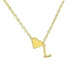 Kettenanhänger Personalisiert Kette Gravur Damen Y Kette Damen Halskette Silber Damen Buchstaben Kette Silber Gold Anhänger Glitzer Kette Modeschmuck Damen Kette Mädchen Kette Ketten