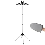 Tyinerc Dampfbügelständer,Bügelhilfe Zur Dampfbehandlung Von Textilien | Klappbare Textilpflege Ausrüstung Mit Bügelhandschuh Für Mäntel Jacken Hosen Anzüge Kleider