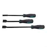 Honseadek 3-teiliges Kfz-Dichtungsschaber-Set, Chrom-Vanadium-Stahl-Konstruktion, lange rutschfeste ergonomische Griffe, entfernt Kohlenstoffablagerungen