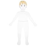 SHOWERORO Vorlage Für Weibliche Mode Lineal Zum Messen Von Kleidung Lineal Zum Zeichnen Von Figuren Zeichenwerkzeug Für Humanoide Designs Humanoide Designvorlagen Skizzenvorlage Plastik