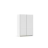 Rauch Möbel Sejo, Kleiderschrank für Schlafzimmer, Kinderzimmer, Wohnzimmer, Flur, 2-türig, Farbe Weiß, Breite 131cm