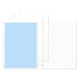 Lyivisk 4 Stück Ausweishülle A7 78×110 mm Fahrkartenhülle Transparente Kartenhüllen für Schülerausweis EC- und Kreditkarte Robuste Kunststoff Schutzhüllen