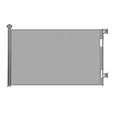 Einziehbares Babygitter für Treppen, Türschutzgitter Mit Schloss, Erweiterbar auf bis zu 150 cm breites Hundegitter für Treppen, Türen, Flure, drinnen und draußen