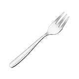 HOHSCHEID Kuchengabeln, 6 Stück, Dessertgabeln, Edelstahl, 14 cm, Poliert