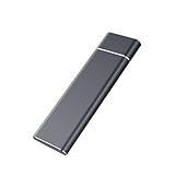Muuookka Tragbare SSD 2 TB Externe Festplatte Externes Solid-State-Laufwerk USB 3.1/Typ-C Festplattenspeicher für PC/IOS/Telefon A