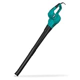 VONROC Laubbläser Elektro 650W - 2 Geschwindigkeiten 120 km/h - 190 km/h - 10.000/min - 13.000/min - Luftvolumen 3m³/min