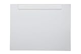 MAUL Klemmbrett A3 MAULpro | Schreibbrett aus Kunststoff im DIN A3 Querformat | Clipboard zum Aufhängen | Zeichenbrett A3 mit modernem Klemmer für Papier | Für Büro, Küche und Werkstatt | Weiß
