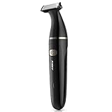 Körperhaartrimmer, Kibiy Bodygroom für Gesicht, Körper und Intimbereich, Typ-C Wiederaufladbar Intimrasierer Mann, IPX7 Wasserdichter Körperrasierer Herren für Herren