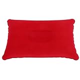 Sewroro Aufblasbares Nackenkissen Reise Nackenstütze Leichtes PVC Campingkissen mit Weicher Oberfläche Tragbares Reisekissen für Flugzeug Büro und Outdoor