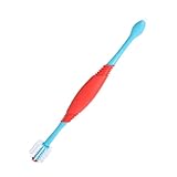 Happyyami 2st Haustier Zahnbürste Doppelkopf Zahnbürste Haustierzubehör Welpenzahnbürste Mit Weichen Borsten Kätzchen Zahnbürste Hund Zahnbürste Hundezähne Reinigungswerkzeug Blue Plastik