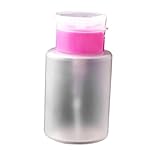 Healvian 3 Stück Nagellackentferner Pumpspender Leere Pressflaschen aus Kunststoff Auslaufsicher Wiederverwendbar für Nagelkunst und Kosmetik Tragbare Reisebehälter für Flüssigkeiten