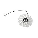 IMASHNA Computerkomponenten Alternativer Lüfter ZT-A30800K-10P GA92S2U CF9015H12S Kompatibel mit RTX 3080 3080Ti Trinity OC White Edition GPU-Lüfter(C-Fan)