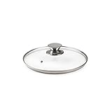 IBILI - 971628 - Glasdeckel, Knauf aus Edelstahl, 28 cm