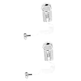 Angoily 2 Sätze Wasserhahn Dusche Wasserhahnsprüher Mit Adapter Duschsprinkler Für Badezimmer Wasserhahn-duschsprinkler Tragbar Spatchcock Badewannenarmatur Verlängern Abs Spritzgerät