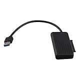 Darmlly USB zu SATA Adapter Kabel mit DC-Stromversorgung (Unabhängiger Chip) Anschluss Externer Adapter für 2,5/3,5-Festplatten