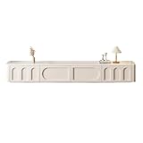 KOQENAG TV-Schrank aus massivem Holz,bodenstehender TV-Schrank aus Felsplatte,Medienkonsole,Retro-Schranktür-Design,abwechslungsreiche Aufbewahrungsaufteilung,geeignet for Wohnzimmer,Schlafzimmer