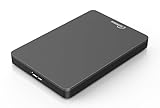 Sonnics 500GB Dunkelgrau Externe tragbare Festplatte USB 3.0 super schnelle Übertragungsgeschwindigkeit für den Einsatz mit Windows PC, Apple Mac, XBOX ONE und PS4 Fat32