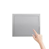 HJLKDYM Lüftungssysteme, Anthrazitfarbene Metall-Revisionsklappe klick-Funktion, Leicht Zugängliche Türen Trockenbau, Wand, Elektro- Und Sanitärinstallationen(Grey,15x10x3.5cm)