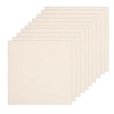 Selbstklebende Teppichfliesen Teppich Fliesen Teppichboden PVC Bodenbelag Filz Vinylboden Klebefliesen Boden Teppiche Selbstklebend Strapazierfähiger Boho Teppich Beige für Wohnung, Büro 30cm 10 Stück