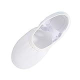 Kinderschuhe, Tanzschuhe, warm, Tanz, Ballett, Performance, Indoor-Schuhe, Yoga, Tanzschuhe, Mädchen, Fitnessstudio, weiß, 33 EU