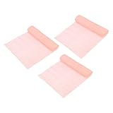 sourcing map Krepppapierrolle, 25,4 x 248 cm breit, 3 Stück, Krepppapier-Rolle, Luftschlangen für Bastelarbeiten, Geschenkverpackungen, Geburtstage, Hochzeiten, Champagner