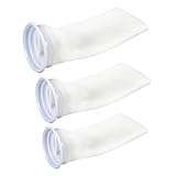 BUGUUYO 3St Filtertasche Luftpumpe für Aquarien Luftpumpe für Fischbecken Filterschaum Kanister Tank Baumwoll putztuch baumwolltücher Filtersockenbeutel Filtersystemteile Baumwolle Weiß