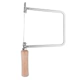 UKCOCO Kleiner Bügelsäge Handsäge und Kohlenstoffstahl Präzise Modellbau und Metallsäge für Filigrane Bastelarbeiten mit Komfortablem Griff