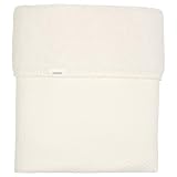 Koeka Kinderbettdecke - Schmusedecke - Kuscheldecke - Mit Teddy Gefuttert - Elim - Baumwolle - Zeitlos - Weiß - 100X150 Cm