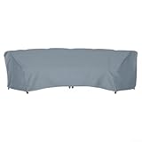 Jotekonoby 210D geformte Abdeckung für Outdoor-Sofa-Möbel, staubdicht, multifunktional, 483 x 99 x 92 cm, Grau