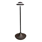 Touch Tischlampe - Nachttischlampen | Lampenschirm Tischlampe | Wiederaufladbare Tischlampe | Akku-Lampe | Raumschiff-Leselicht | 3-farbig Dimmbar | Wiederaufladbare Lampe | Kreatives Kabelloses Licht