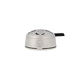 Kaloud Lotus I+ Silber Grau Smokebox - Shisha HMD - Wärmeregulierung, Längere Brenndauer, Premium Finish, Made in USA, Kompatibel mit vielen Bowls - Echtheitszertifikat (Grau)