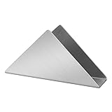 Silber 304# Edelstahl Dreieck Form Serviettenhalter, einfache Art unabhängiger Serviettenspender