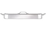 KitchenCraft Clearview Fischdünster, Länglicher Fisch Kochtopf für Induktion, Gas und Elektrokochfelder und Herde, Kochtopf mit Deckel, Edelstahl Silber, 61.5 x 18.5 x 10.5 cm