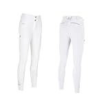 Pikeur Laure Mc Crown (FFL) Ganzbesatz Damen Reithose White Turnierreithose (34)