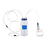 TOYZFRIENDY Manuelle Vakuumpumpe Ölabsaugpumpe mit 2L Behälter Gummi ABS Schlauch Unterdruckverriegelung für Auto Ölwechsel Reparatur