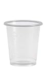 EVENTpac 900 Schnapsbecher aus Plastik Pinnchen Kunststoff Shots Einweg - Becher/Medikamentenbecher/Farbe: transparent / 2cl – 3c / Exklusives Angebot der Marke EVENTpac