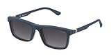 Police Unisex UPLF74 Sunglasses, 93MP Blu Striato, 54