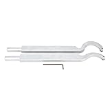 Werkzeugauflage Drechselbank, 2-teilig Holz Drechseleisen mit austauschbarer Klinge, Hartmetall, Metallgriff – langanhaltend scharf, passend für CNC und manuelle Drehmaschinen