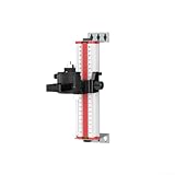 Yhenlovtt Nivellierhalterung aus Aluminiumlegierung für 20–40 cm Ebenen, 1/4 bis 5/8 Zoll Schraubenadapter, Wandausrichtungsständer mit Millimeterskala, Messwerkzeug für Hausrenovierung und Bau (20 cm